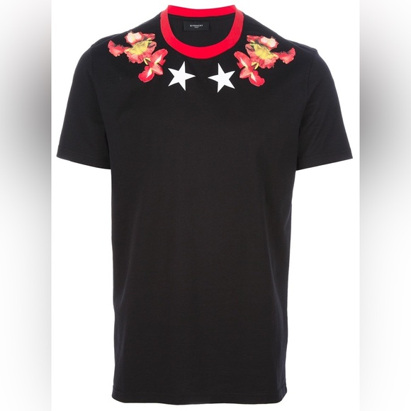 NWT Givenchy 100% Cotton Floral T-Shirt - Picture 2 of 6